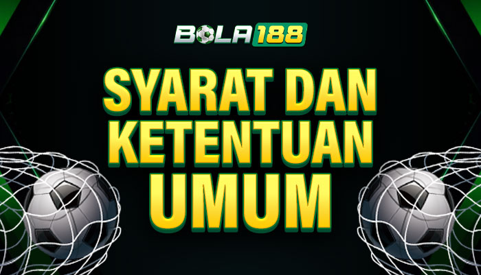 syarat dan ketentuan umum