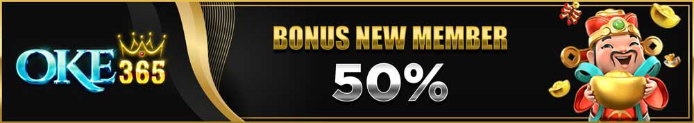 bonus new member 50%